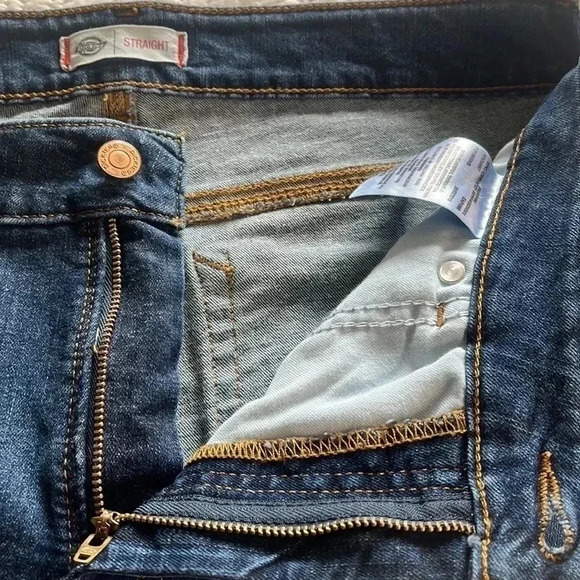 Dickies Straight Leg Denim Jeans Women’s 10 RG Blue Western - Picture 4 of 17